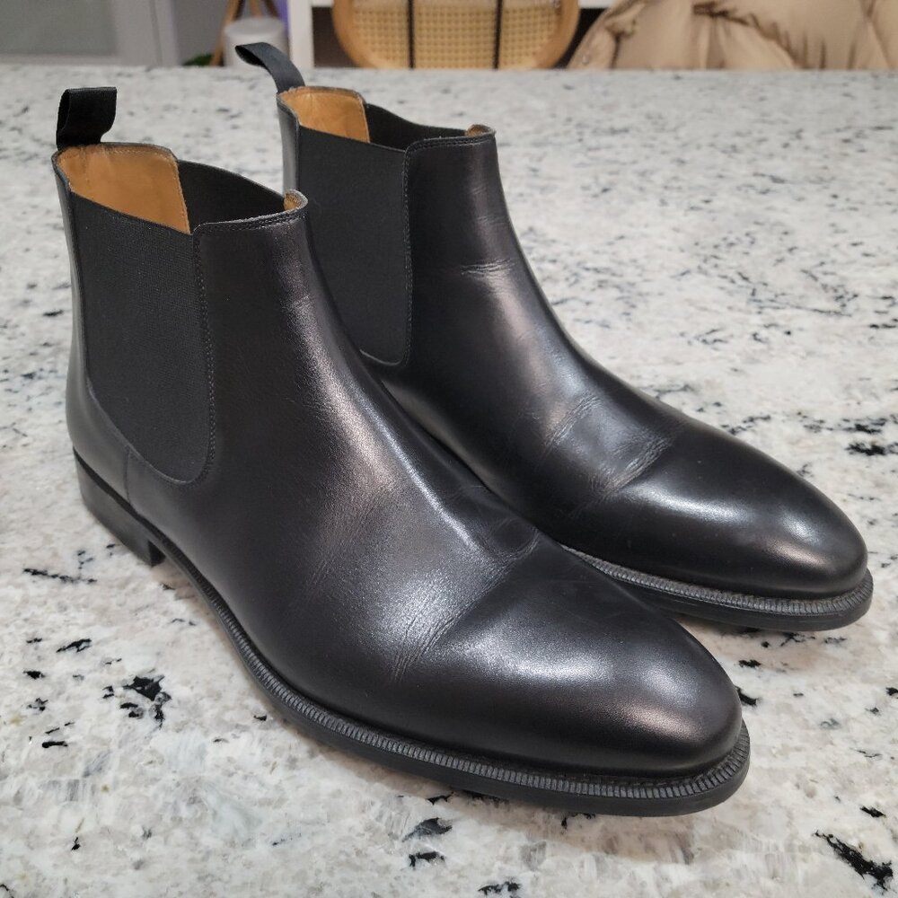 Magnanni Chelsea boots Size 11 Black 19395 Made in Portugal